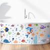 Nuevo DZ008 Dibujos animados Mundo Submarino Tiburón Ballena Coral Habitación Infantil Baño Hogar Decoración de Pared Adhesivo de Pared