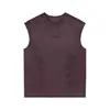 Selección del personal Verano Nuevo Resistente Lavado Retro Chaleco de Baloncesto para Hombre Cuello Redondo Transpirable Deportivo Sin Mangas Camiseta T97