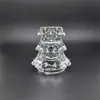 Candelabro de Vidro Retrô Europeu Decoração de Mesa de Jantar Enfeites Props para Fotos Ins Árvore de Natal Vela Perfumada Pequeno Suporte de Vela