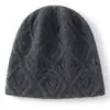 Gorro de punto de cachemira, gorro versátil que cubre las orejas, gorro casual, gorro cálido y resistente al frío, gorro para ciclismo al aire libre, gorro de lana