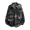 Camisa Informal Versátil de Otoño Nueva para Hombre, Moderna, Cuello de Solapa, Manga Larga, Camisa de Vacaciones, Chaqueta Cardigan Holgada