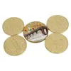 Monedas Conmemorativas de Metal Relieve por Dos Caras Monedas de Oro y Plata Personalización Celebración Comercial Desafío de Artesanía en Color Monedas Conmemorativas del Zodiaco