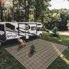 Comercio Exterior Exportación Estilo de Negocios Clásico Diseño de Rombos Alfombrilla Exterior para Patio Fábrica de Origen Autocaravana Camping Césped Picnic