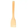 Juego de Ocho Piezas de Espátula y Cuchara de Cocina de Bambú Espátula Antiadherente Cucharón Espátula para Freír Colador de Ensalada Utensilios de Cocina Mango Largo