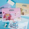 [Oferta Especial] Hebilla de Alicia en el País de las Maravillas de Dibujos Animados Bolso para Documentos Estudiante Lindo Bolsa de Almacenamiento de Información para Exámenes A4