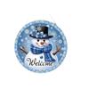 Artesanías de Madera Ambiente Navideño Placa de Puerta Decorativa Listado Redondo Listado de Productos Nuevos de Amazon Decoración de Puerta de Hogar