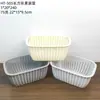 Venta al por mayor puesto de 2 yuanes tienda departamental cesta de lavado para el hogar cesta de drenaje para cocina cesta colgante para fregadero cesta de almacenamiento con gancho para el hogar