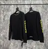 Edición Exclusiva 26SS Nueva Cruz, Herradura, Estampado Sánscrito Camisa Unisex de Manga Larga para Venta al por Mayor Transfronteriza y Dropshipping