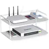 Caja de Almacenamiento de Pared para Wifi Estante para Colocar Router Sin Perforar Agujeros en la Pared Estante de Almacenamiento de Pared para Decodificador de TV