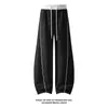 Coleção Outono 2026: Calça Color Block com Padrão de Escamas de Dragão em Base Branca, Pernas Curvas, Tamanhos M-5XL, HK261069-Special P37