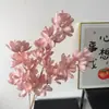 Pequena Magnólia Hortênsia Artificial Flor Falsa de Teto Arranjo de Casamento Fileira de Flores Decoração de Cena Fundo Flor Artificial de Magnólia Pequena