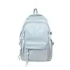 Mochila Ensino Fundamental Meninas Alta Aparência Ins Simples Grande Capacidade Bolsa de Ombro Dupla Alunos do Ensino Médio Estudantes Universitários Mochila para Computador Homens