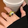 Diseño de nicho anillo de serpiente de gato personalizado traje dulce cool joyería estilo chica hot anillo de mariposa de alta gama anillo