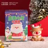 Decoração Criativa de Artesanato em Resina Velho Homem Boneco de Neve Cena de Festival de Natal Arranjo Surpresa Caixa Surpresa Presente para Amigos Pequeno Ornamento
