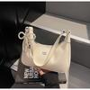 Transfronterizo 2025 Nuevo Bolso Dumpling Nicho Moda Textura Un Solo Hombro Bandolera Bolso de Mano Bufanda de Seda Lazo Trendy