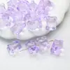 Oso de Vidrio Agujero Vertical Luz Fantasía Agujero Recto Accesorios de Cristal Hecho a Mano DIY Cadena para Teléfono Móvil Pulsera Collar Accesorios de Cuentas