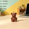 Nuevos colgantes de oso de resina de la Ciudad de Pequeños Productos de Yiwu, dijes para llaveros, lote mixto multicolor, suministro para transmisiones en vivo de comercio electrónico