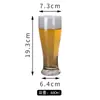 Taza de cerveza de barril de vidrio nueva taza de cerveza casera comercial engrosada de alto valor creativa de gran capacidad logo