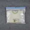 Conjunto de Ropa Interior Cálida de Tres Capas para Bebé Otoño e Invierno Hombro Dividido con Broche Ropa de Otoño para Bebé y Pantalones Largos para Niños y Niñas 73-100