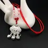 Fechadura de longa vida pingente de bebê banhado a ouro Sino seguro e rico sino de fechadura infantil colar infantil