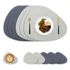 Jogo Americano Estilo Nórdico Padrão Lichia, Tapete de Mesa, Impermeável, Resistente a Óleo, Tapete Isolante Térmico, Lavável, Espessado