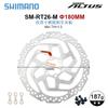 SHIMANO Himano Mountain Bike Disco RT56 / RT26 Seis Pregos Disco de Freio RT10 Disco de Freio de Pressão de Óleo de Bloqueio Médio