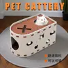 Ninho de Gato de Feltro Atacado Arranhador de Gato Integrado Casa de Gato Resistente ao Desgaste e que Não Solta Pelo Casa de Gato Ninho para Animais de Estimação Ninho de Gato de Camada Dupla