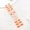 Uñas Pre-Hechas Estilo Ojo de Gato Incrustadas con Diamantes y Estampadas, Piezas Populares de Uñas Postizas de Alta Gama, Uñas Postizas Empaquetadas en Tira, Venta Directa de Fábrica