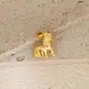 Pingente Cavalo Desenho Animado Esmalte Cavalo de Tróia Colar Pingente Luxo Leve Nicho Sensação de Alto Padrão Sem Desbotamento Acessórios de Joias DIY