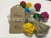 Feliz Día de San Valentín etiqueta de papel Kraft con cabeza ondulada DIY empaque para hornear etiqueta de mensaje regalo tema del Día de San Valentín