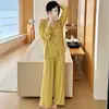 Pijama de Modal para Mujer, Nuevo Estilo Primavera y Otoño, Holgado y con Caída, Manga Larga y Pantalón Largo, Nueva Ropa de Casa 2026