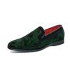 Zapatos de Cuero para Hombre sin Cordones Puntiagudos con Pedrería Primavera y Otoño Talla Grande de Moda Mate Casual de Cuero Dropshipping 7721