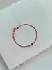 Pulsera de Hilo Rojo de Perla Natural Pulsera de Ágata Roja Suerte de Año Nuevo Perlas Redondas de Agua Dulce para Hombres y Mujeres