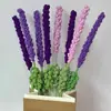 Ramo de Lavanda Terminada Transfronterizo Flores Hechas a Mano Día de San Valentín Día de San Valentín Chino Navidad Ramo de Hilo de Lavanda Tejido