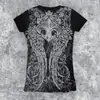 Aliexpress 2026 Estilo Nuevo Europeo y Americano para Mujer Y2K Ajustado Camisetas Estampadas Moda Hot Girl Ropa Retro para Mujer Venta al por Mayor