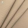 Tecido Corta-Vento Jacquard 75D de Camada Dupla com Grade de Pão Algodão Antiestático Vestuário Bagagem Tecido Elástico Atacado Jaqueta de Penas
