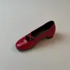 Zapatos Mary Jane tejidos de estilo francés con tiras cruzadas para mujer, color albaricoque, corte bajo, piel suave, cómodos zapatos de ballet, zapatos versátiles de suela blanda