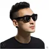 Gafas de Sol Europeas y Americanas Retro de Marco Grande para Hombre 2016, Lentes de Conducir Modernas para Mujeres de Rostro Largo, Personas a la Moda Pueden Usar Gafas de Sol Graduadas para Protección Solar