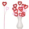 Insertos con Forma de Corazón de Espuma con Brillo Dorado Transfronterizos Decoraciones para Ramo de Boda Caja de Regalo Venta al por Mayor Insertos de Corazón con Brillo para el Día de San Valentín