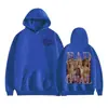 Sudadera de Merchandising de la Gira del Álbum de Bad Gyal Moda Hip-Hop High Street Sudadera Unisex Retro Casual con Capucha