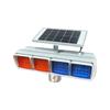 Luz de advertência solar, luz vermelha e azul, luz de sinalização de segurança de trânsito, luz de construção super brilhante