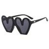 Gafas de sol personalizadas de moda transfronteriza 2023 con diseño de corazón de melocotón, divertidas y antiultravioleta para mujer.