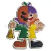 Parches de Halloween de PVC de goma blanda transfronterizos, accesorios de muñeca plana, decoraciones para llaveros, componentes de adorno para bricolaje