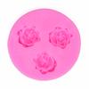 Molde de Silicona para Fondant de Flor de Rosa Molde para Decoración de Pasteles de Chocolate