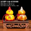 Metal, Madeira, Água, Fogo, Terra, Cinco Elementos, Enfeites de Cabaça, Metafísica Chinesa, Tendência Nacional, Mobiliário Pequeno para Escritório Estilo Antigo, Decorações de Feng Shui