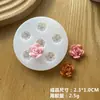 Molde de Silicona Hecho a Mano DIY Pegamento de Cristal Flor Estéreo Rosa Camelia Loto Hoja de Loto Yeso Fondant