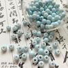 Tongqu Cerámica Japonesa Color Caramelo Frijoles Cuentas Cuentas Redondas DIY Hecho a Mano Pulsera Colgante Aretes Material Accesorios