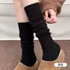 Calcetines apilados de doble costura para mujer 10A antibacterianos y resistentes al olor estilo universitario calcetines JK, absorbentes de sudor, transpirables, duraderos, antipelusas calcetines para la pantorrilla