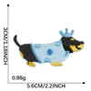 Dibujo Animado Autoadhesivo Mini Lindo Perrito DIY Accesorios de Ropa Decoración Funda de Teléfono Taza de Agua Parche Parche de Tela Bordado