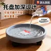 Bandeja para Vasos de Flores Móvel com Rodas Universais, Base com Rodinhas, Suporte para Bonsai, Bandeja de Água Rolante, Diâmetro Grande para Plantas em Vasos e Suculentas